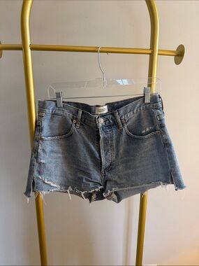 Citizens of Humanity - Denim Cutoff Shorts in Light Blue